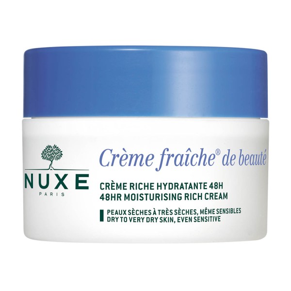 nuxe crme frache de beaute crema hidratante 48h 50ml