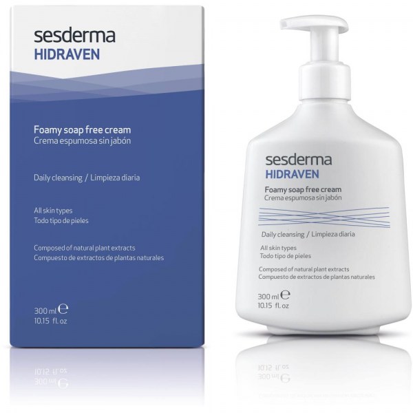 hidraven crema espumosa sin jabon 300 ml sesderma